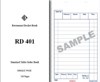 RD401 Single Docket Book (10 Sleeve)